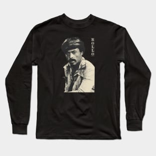 Rollo Sanford And Son Vintage Halftone Style Long Sleeve T-Shirt